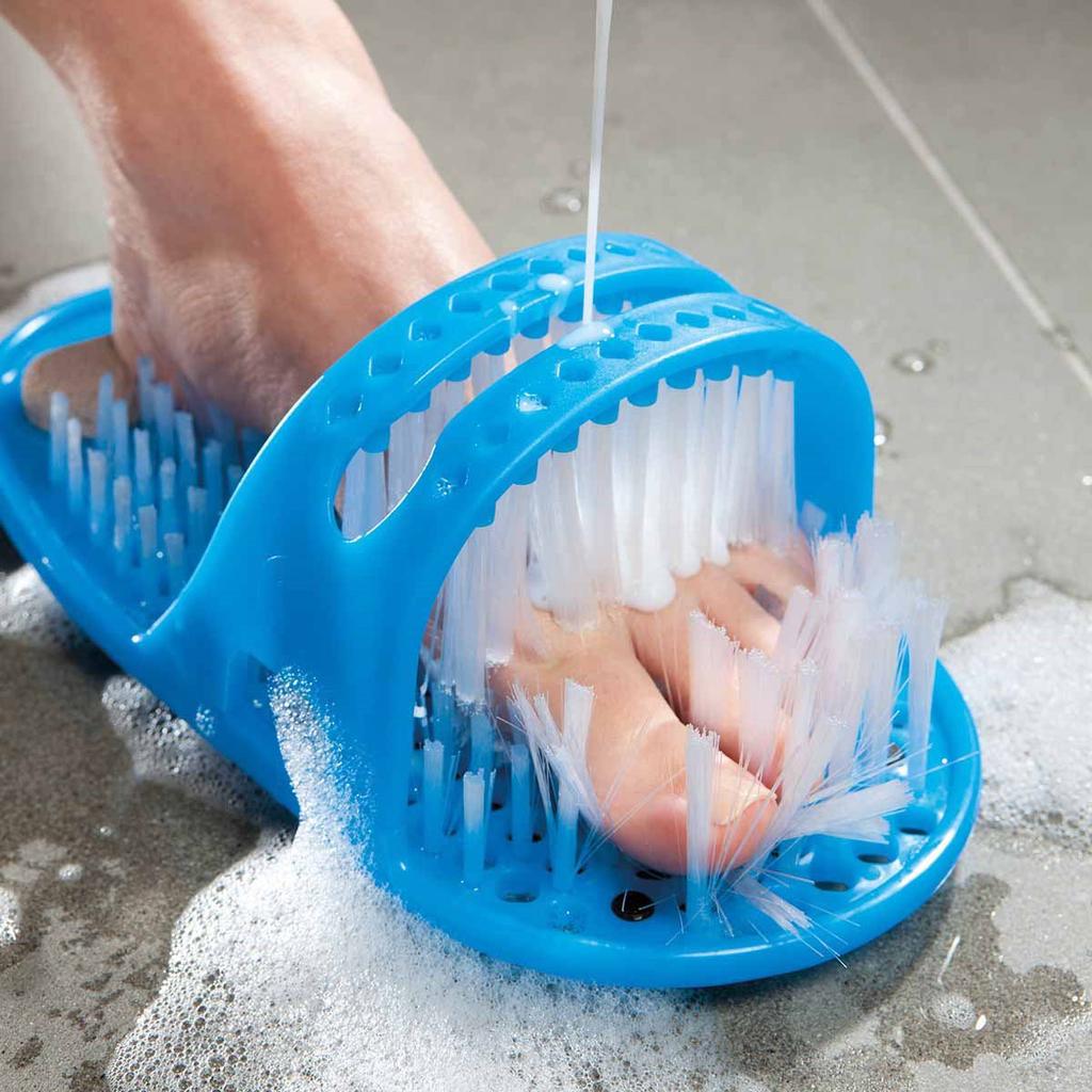 Plastic Feet Massager Bath Slippers